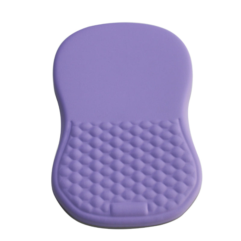 Reposamuñecas Ergonómico para Mouse | Espuma Memory Foam, Cuero PU y Base Antideslizante