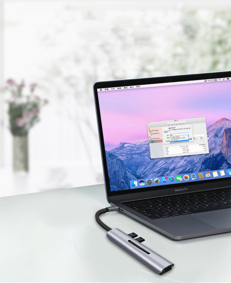 Hub USB-C 9 en 1 | HDMI 4K, VGA, Carga Rápida y Expansión para Laptop