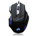 Mouse Gaming USB con 7 Botones y Luz RGB | 2500 DPI y 4 Niveles de Sensibilidad