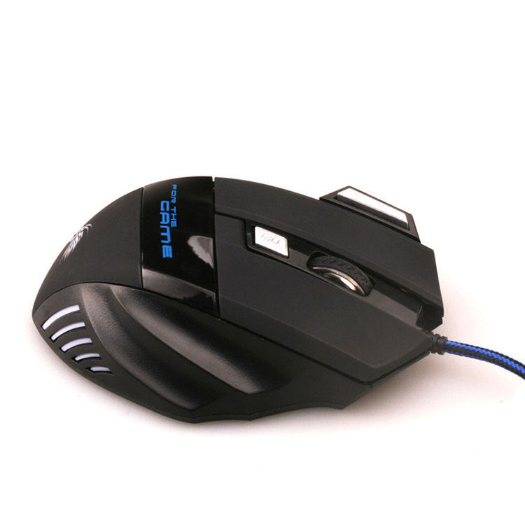 Mouse Gaming USB con 7 Botones y Luz RGB | 2500 DPI y 4 Niveles de Sensibilidad