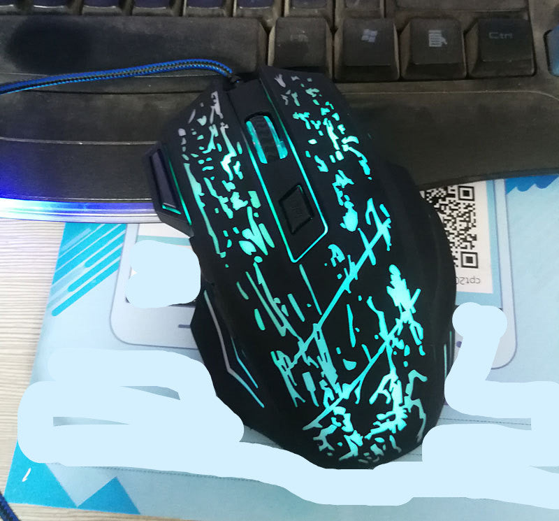 Mouse Gaming USB con 7 Botones y Luz RGB | 2500 DPI y 4 Niveles de Sensibilidad