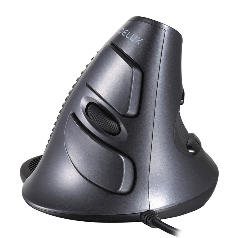 Mouse Vertical Ergonómico con Cable y Reposapalma Desmontable