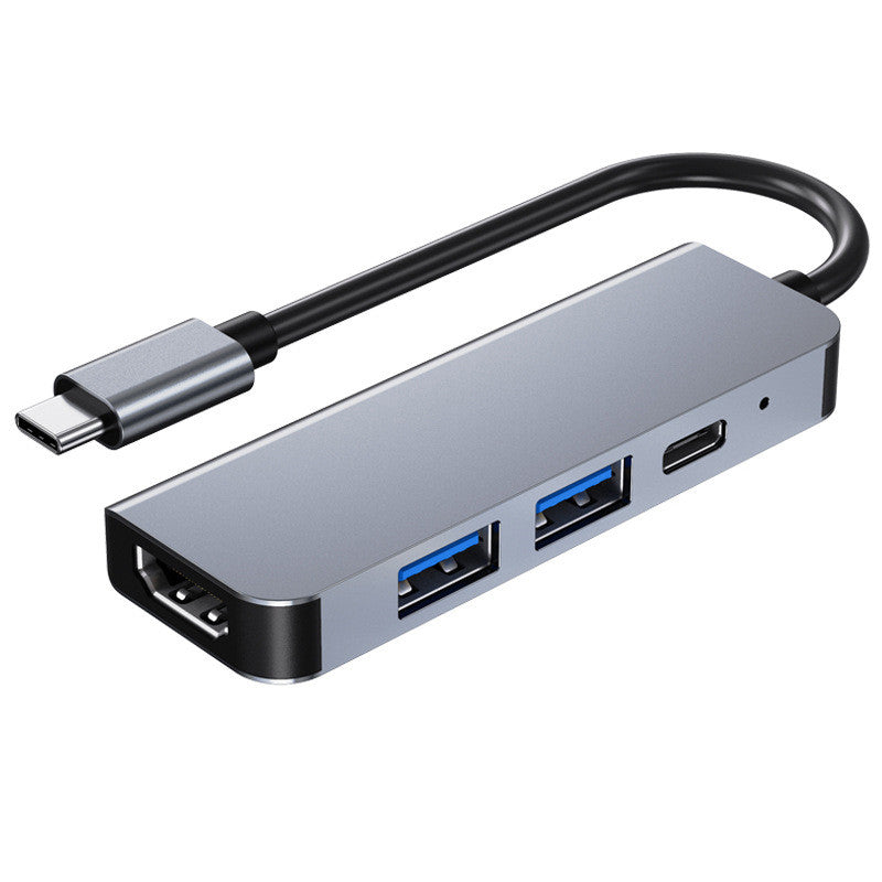 Estación de Acoplamiento Tipo-C con Hub USB 4 en 1, Carga Rápida PD y 4K