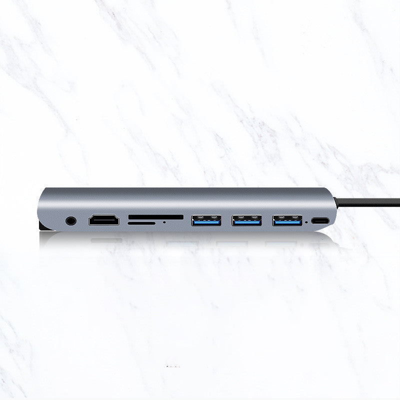 Hub USB-C 9 en 1 | HDMI 4K, VGA, Carga Rápida y Expansión para Laptop
