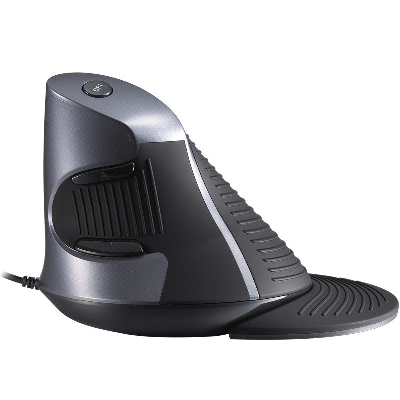 Mouse Vertical Ergonómico con Cable y Reposapalma Desmontable