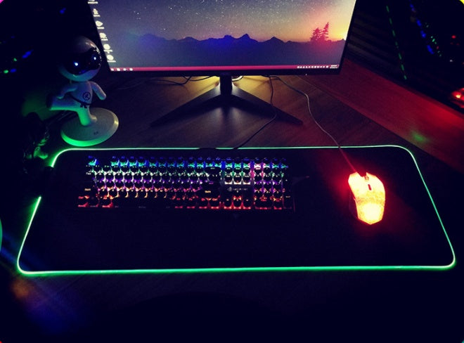 Alfombrilla para Mouse RGB Luminosa con Luz LED