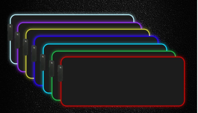 Alfombrilla para Mouse RGB Luminosa con Luz LED
