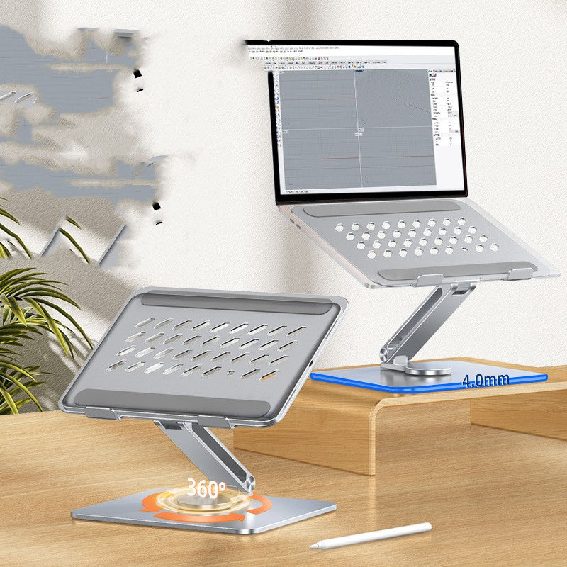 Soporte para Laptop Giratorio 360° – Plegable y Multidispositivo